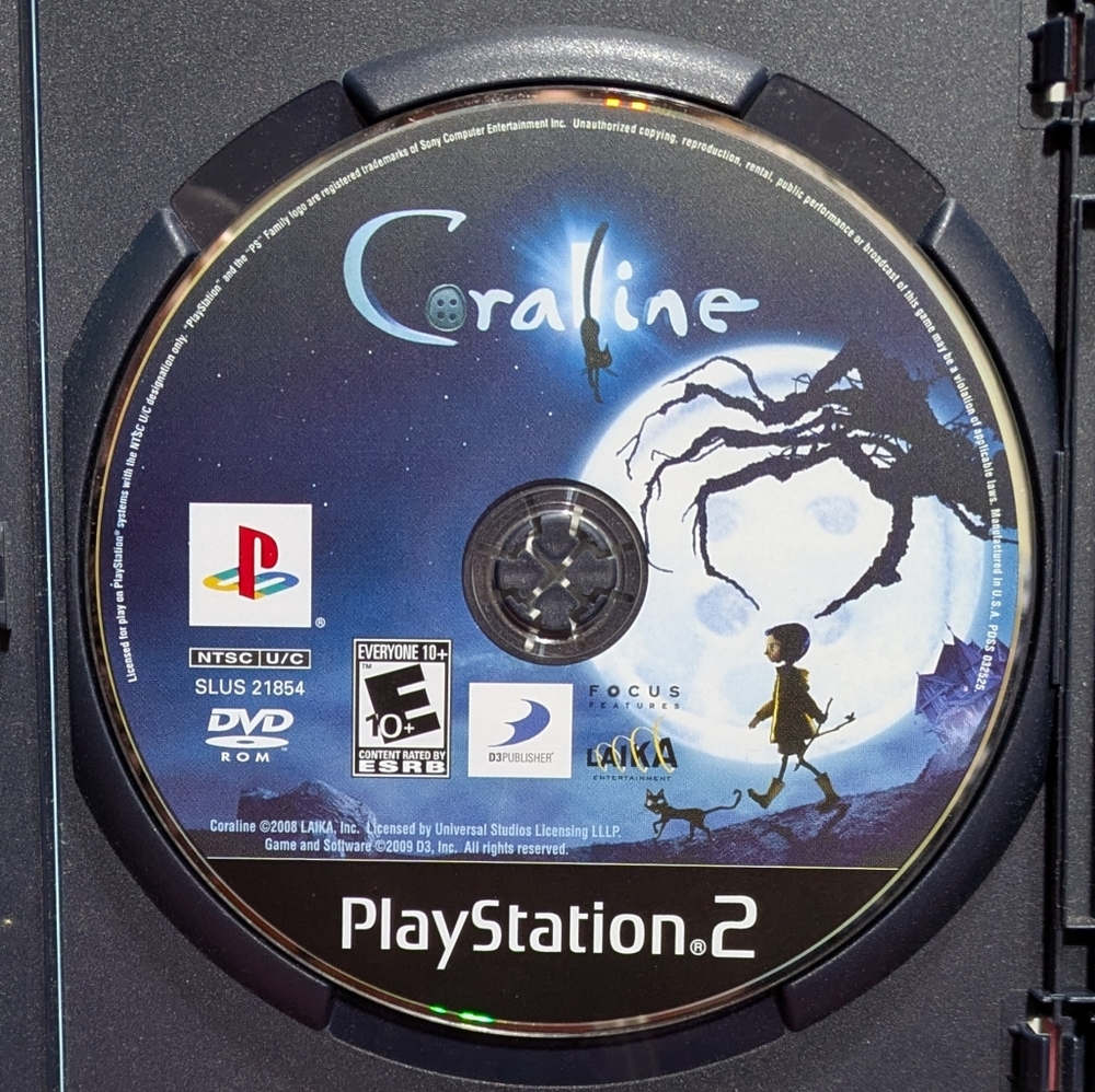 🔥CORALINE 🔥 Rare Sony PS2 Complete Game In Box | VGC - Picture 8 of 10